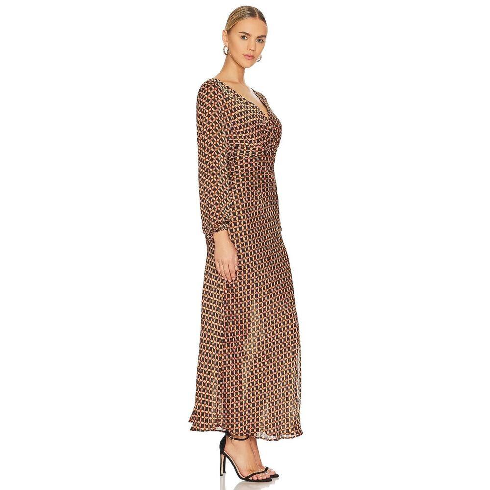 MINKPINK Valentina Maxi Dress Black Floral S NWT Sold Out - Picture 9 of 11